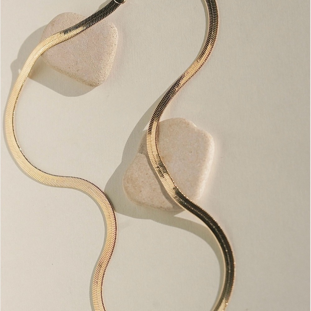 Elegant Gold Snake Chain Necklace